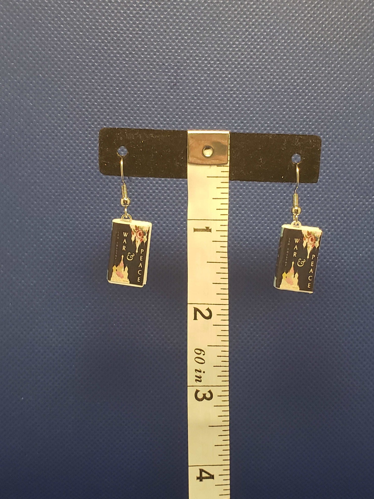 Tiny Book Earrings