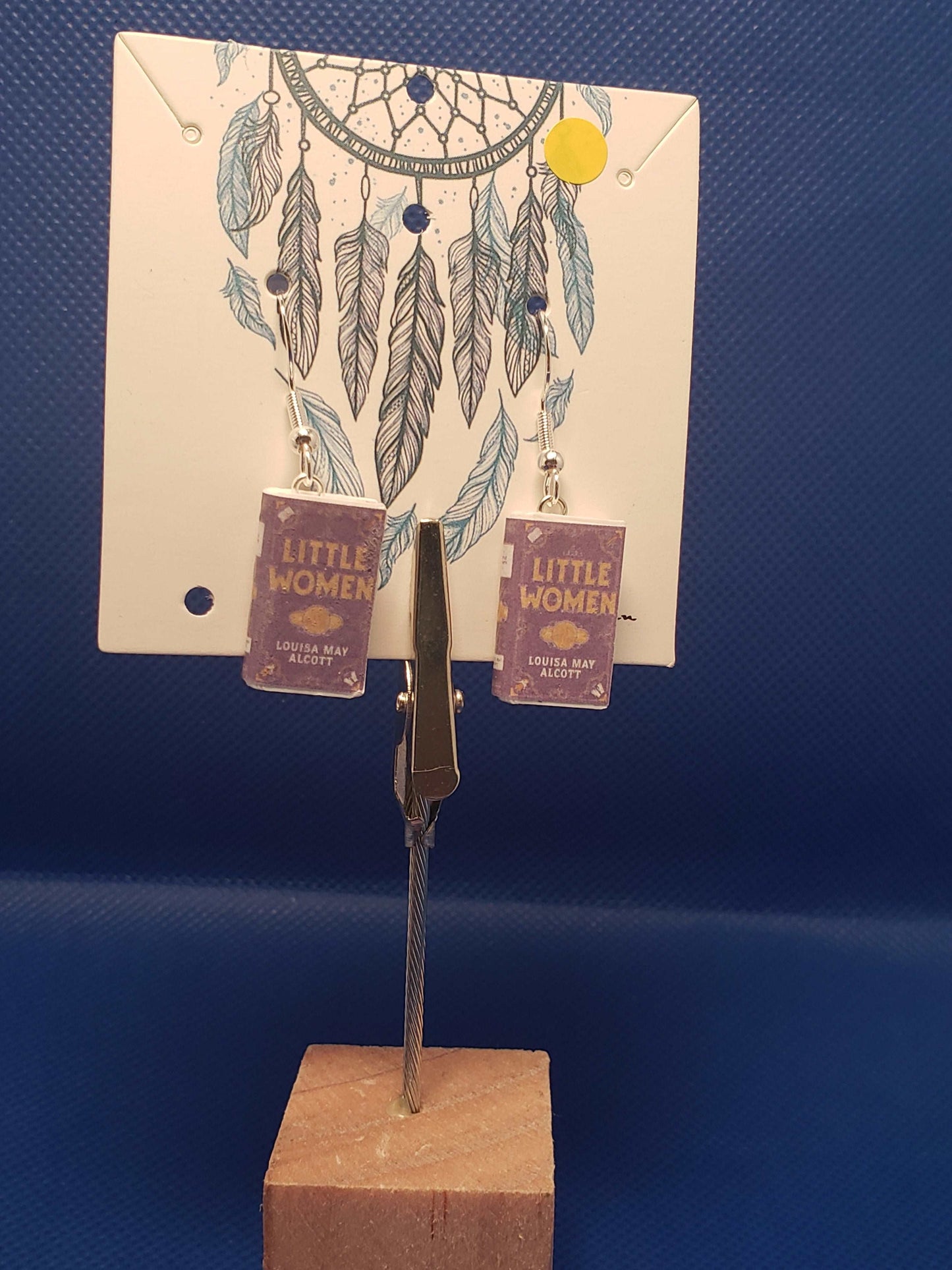 Tiny Book Earrings