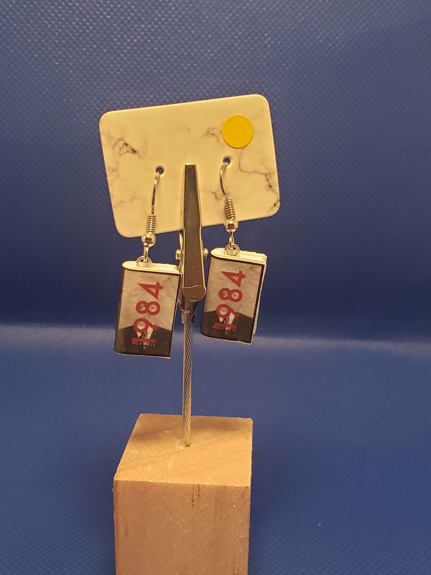 Tiny Book Earrings