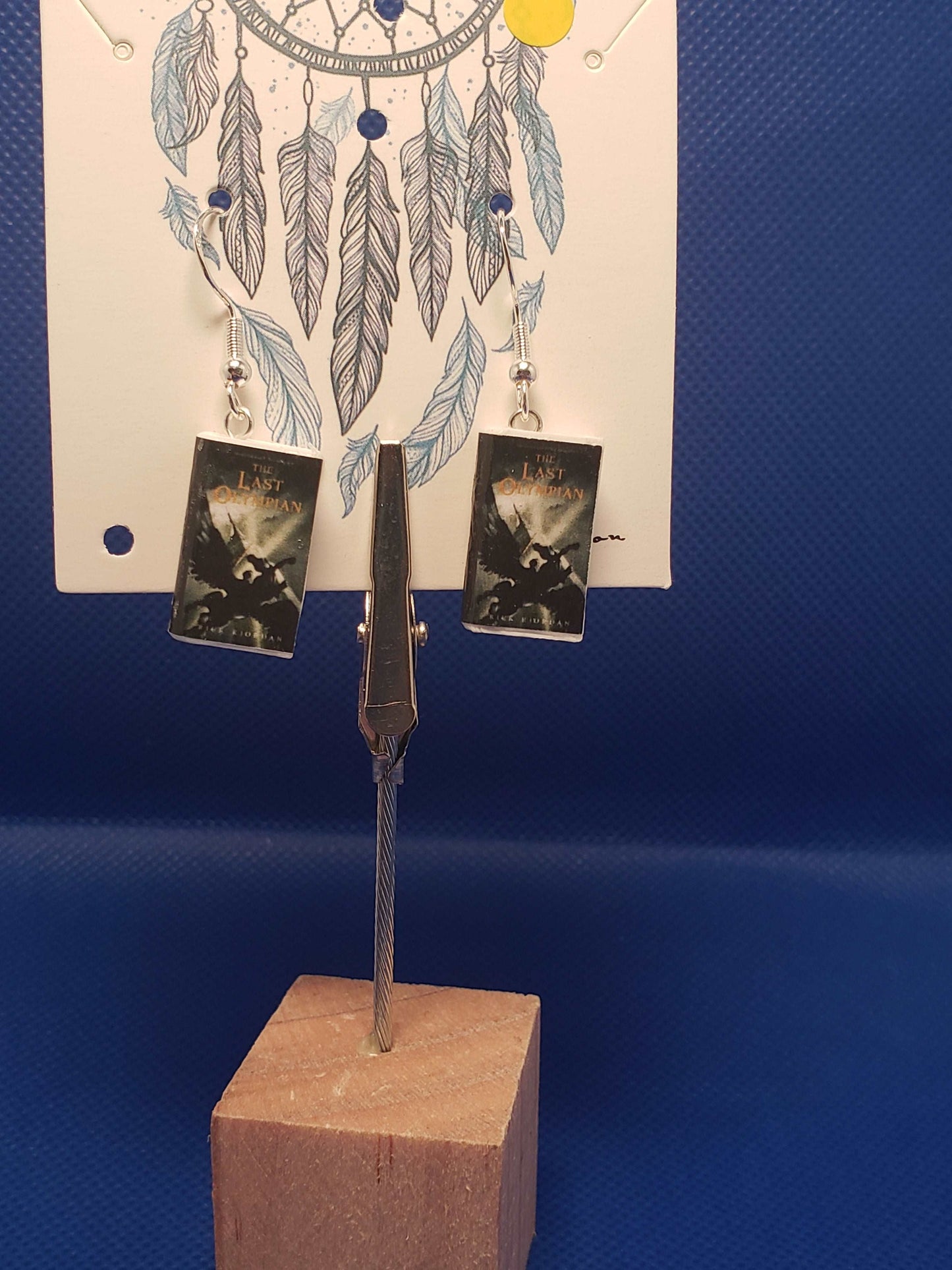 Tiny Book Earrings