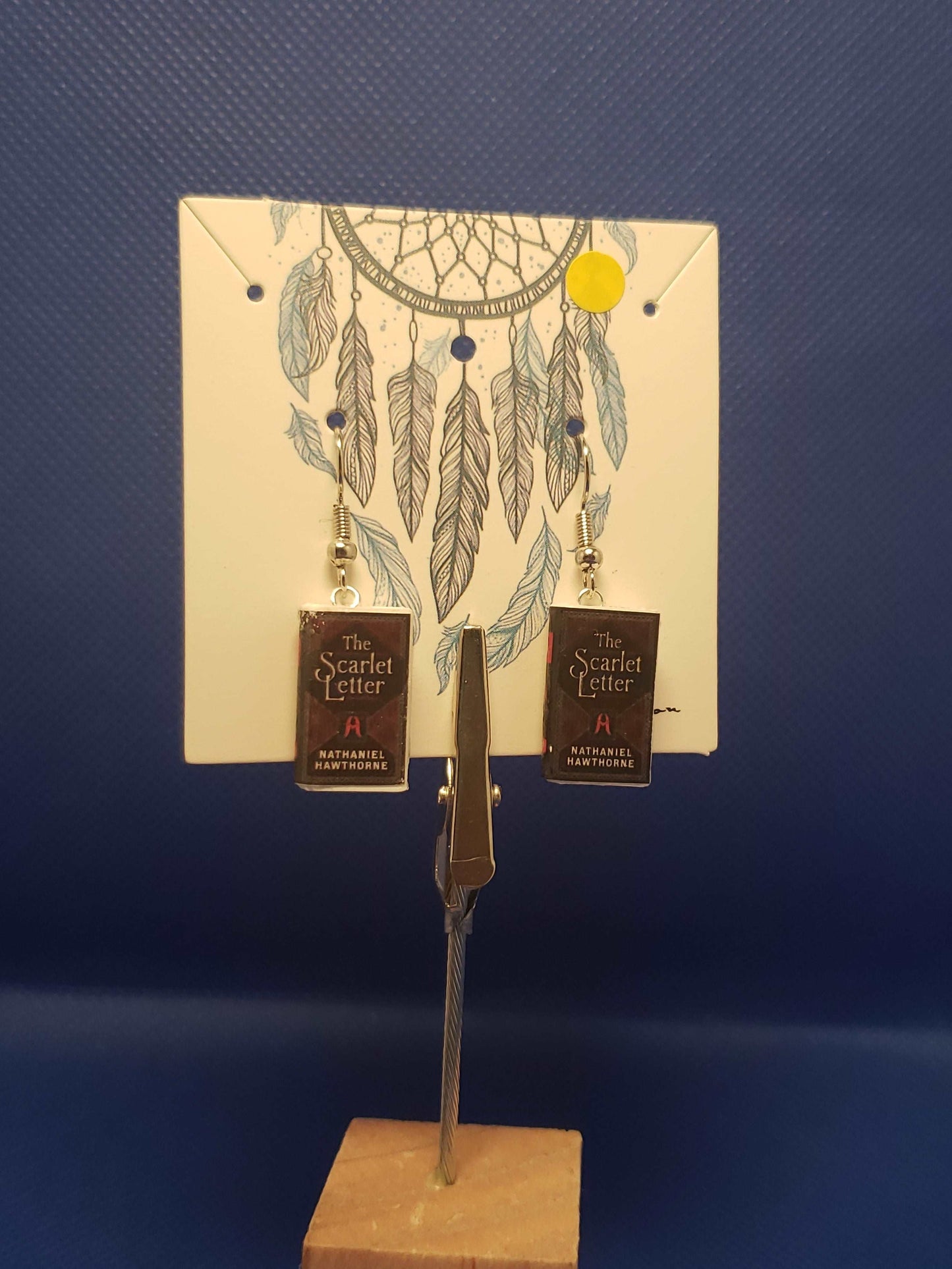 Tiny Book Earrings