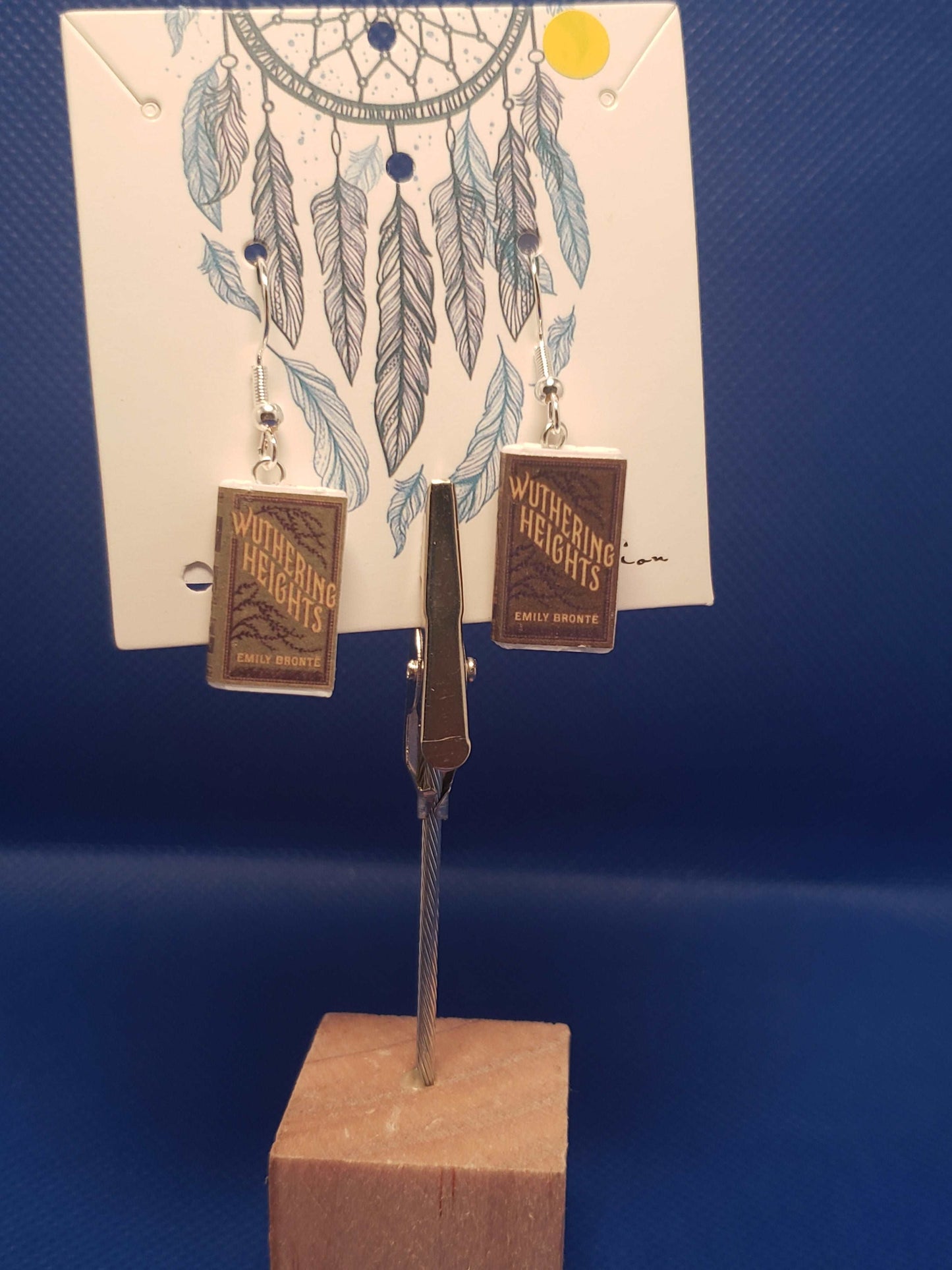 Tiny Book Earrings