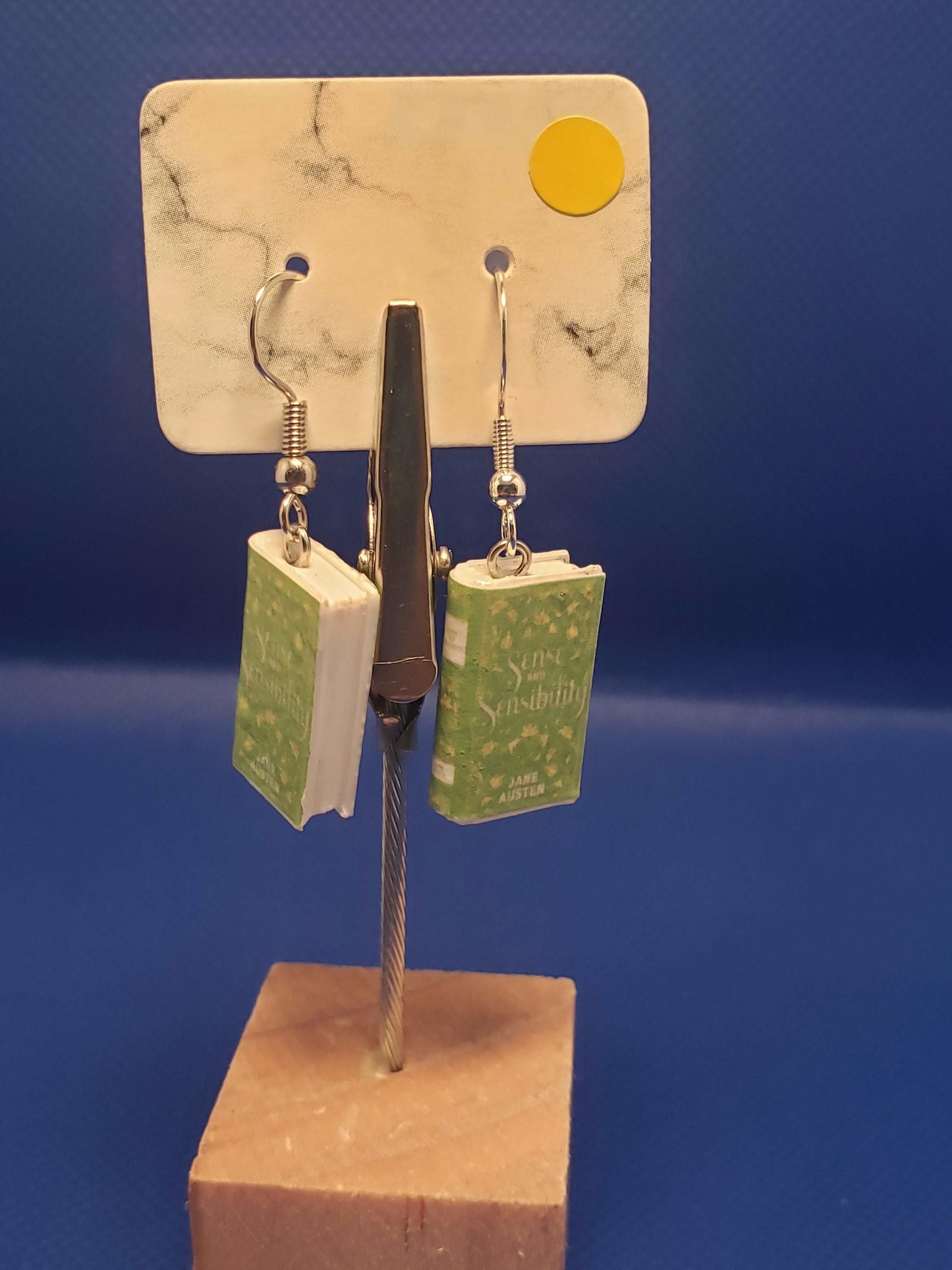 Tiny Book Earrings