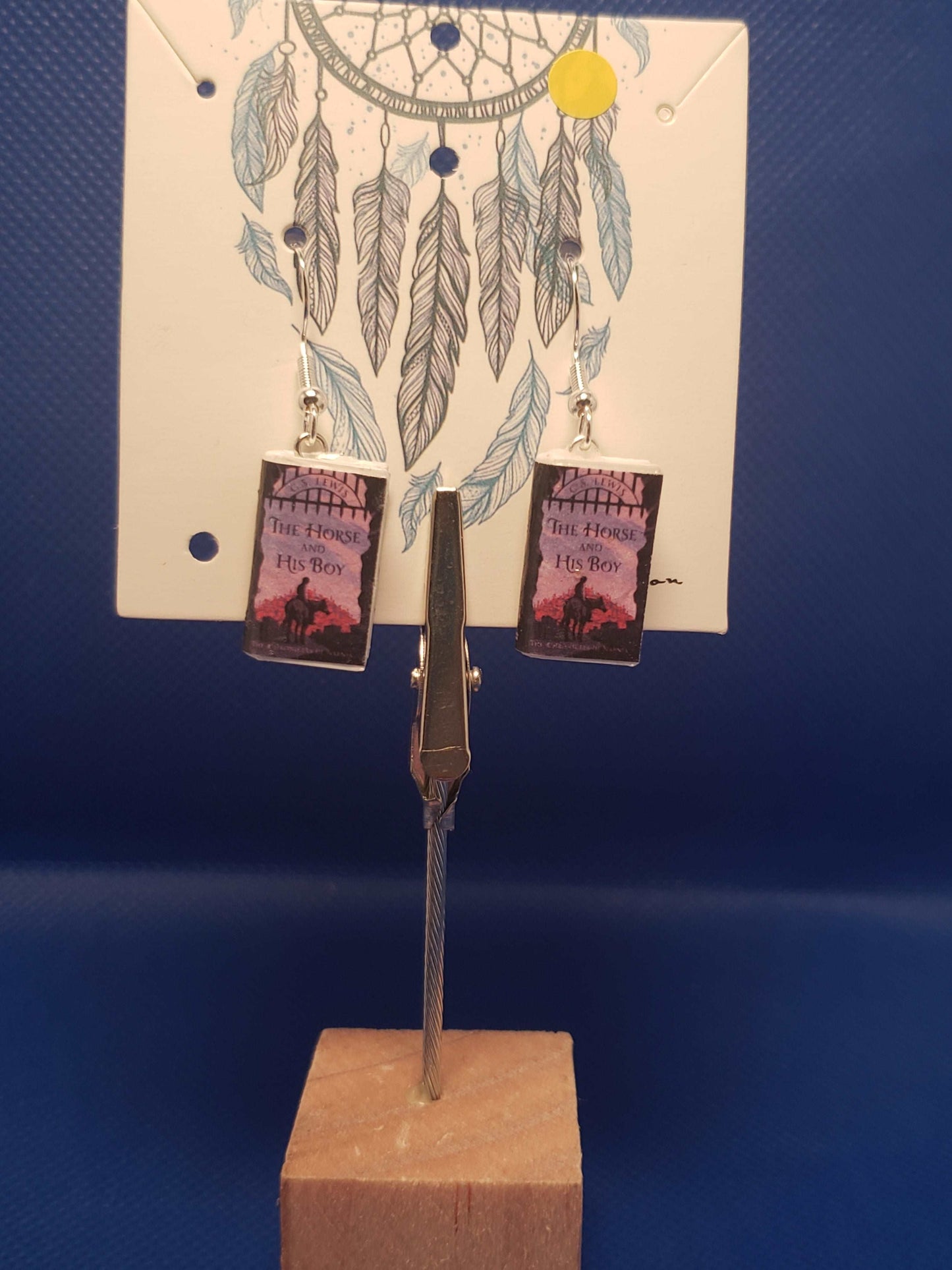 Tiny Book Earrings