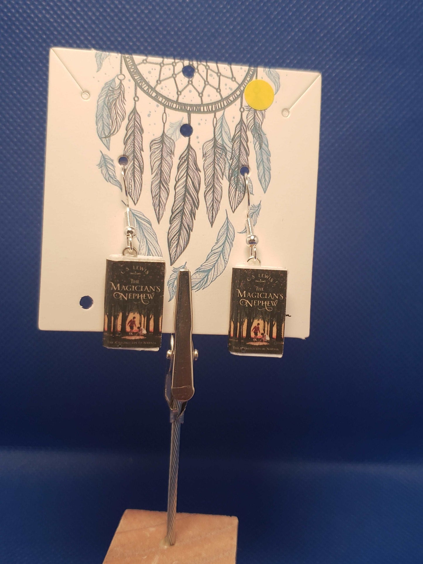 Tiny Book Earrings