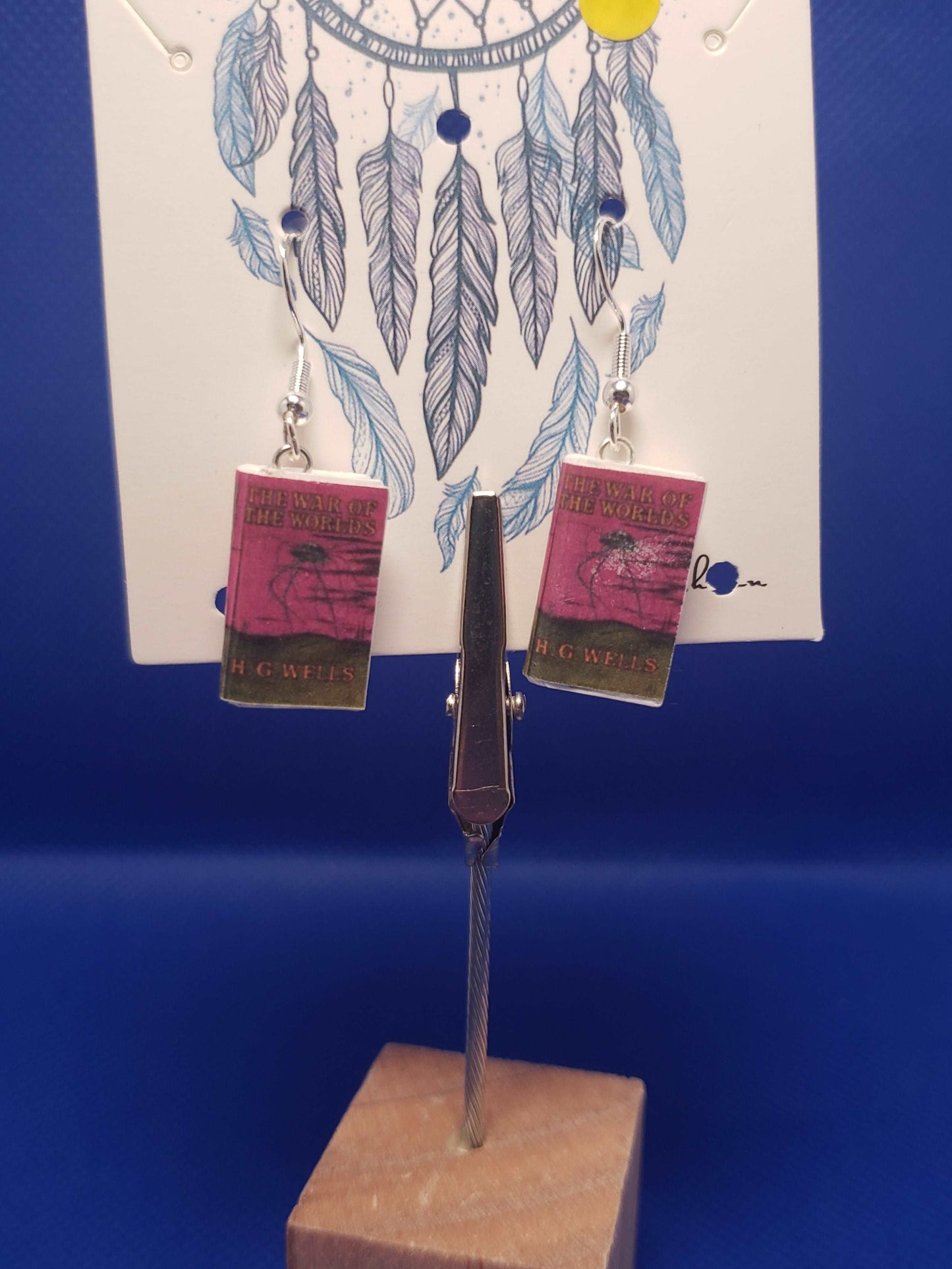 Tiny Book Earrings - IndigiNature