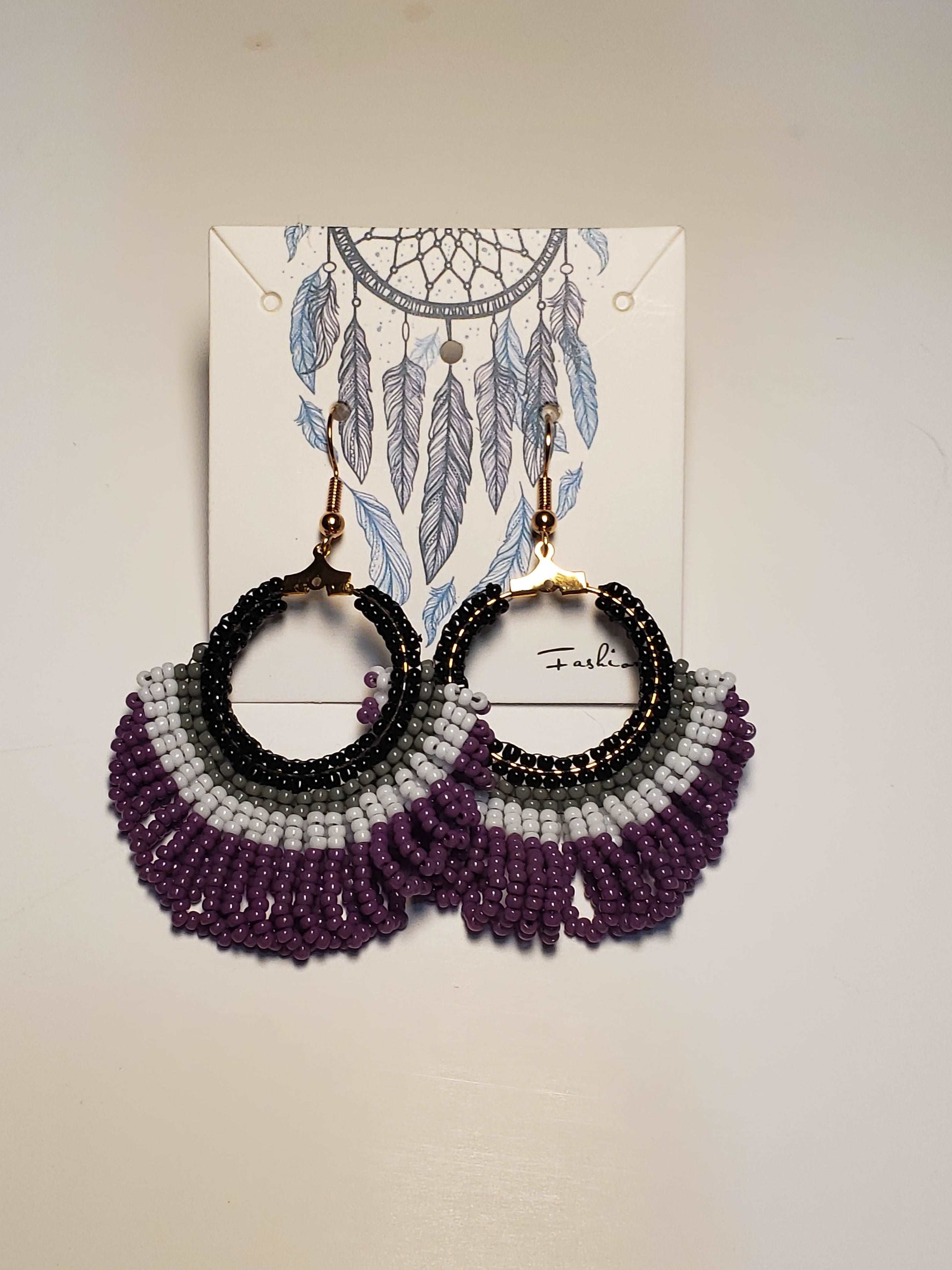 Pride Fringed Hoops - IndigiNature