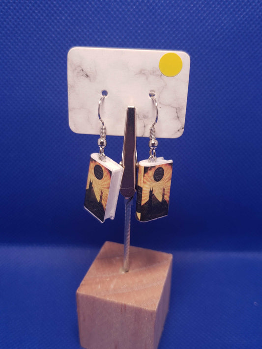 Tiny Book Earrings - IndigiNature