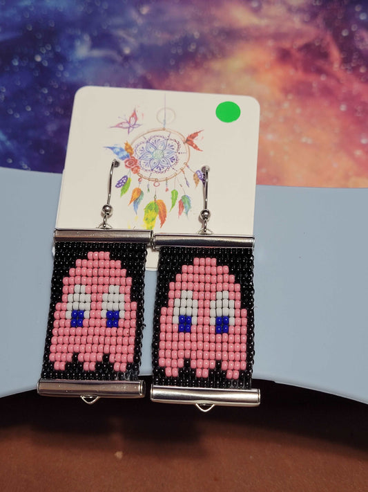 Pacman Earrings - IndigiNature