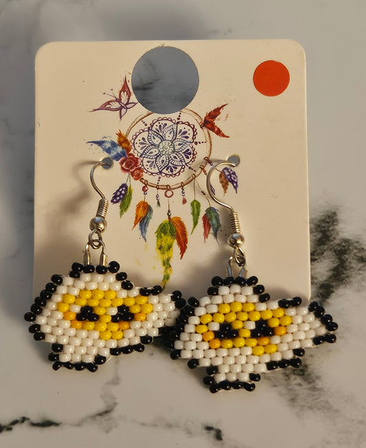 Fried Egg Earrings