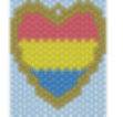 Pride Hearts Brick Stitch Pattern - IndigiNature