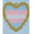 Pride Hearts Brick Stitch Pattern - IndigiNature